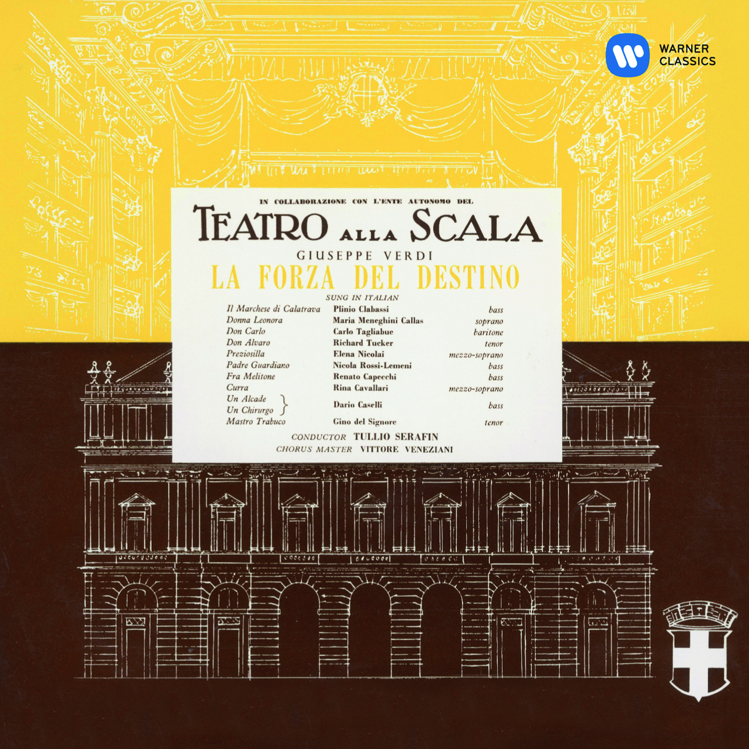 Verdi La Forza Del Destino Serafin Callas Remastered