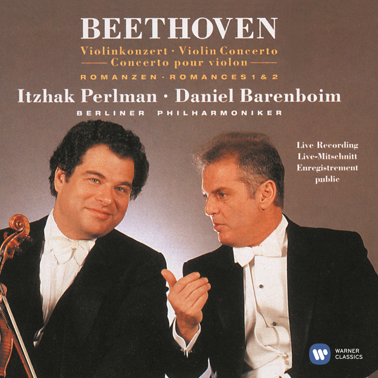 Beethoven Violin Concerto And 2 Romances Warner Classics