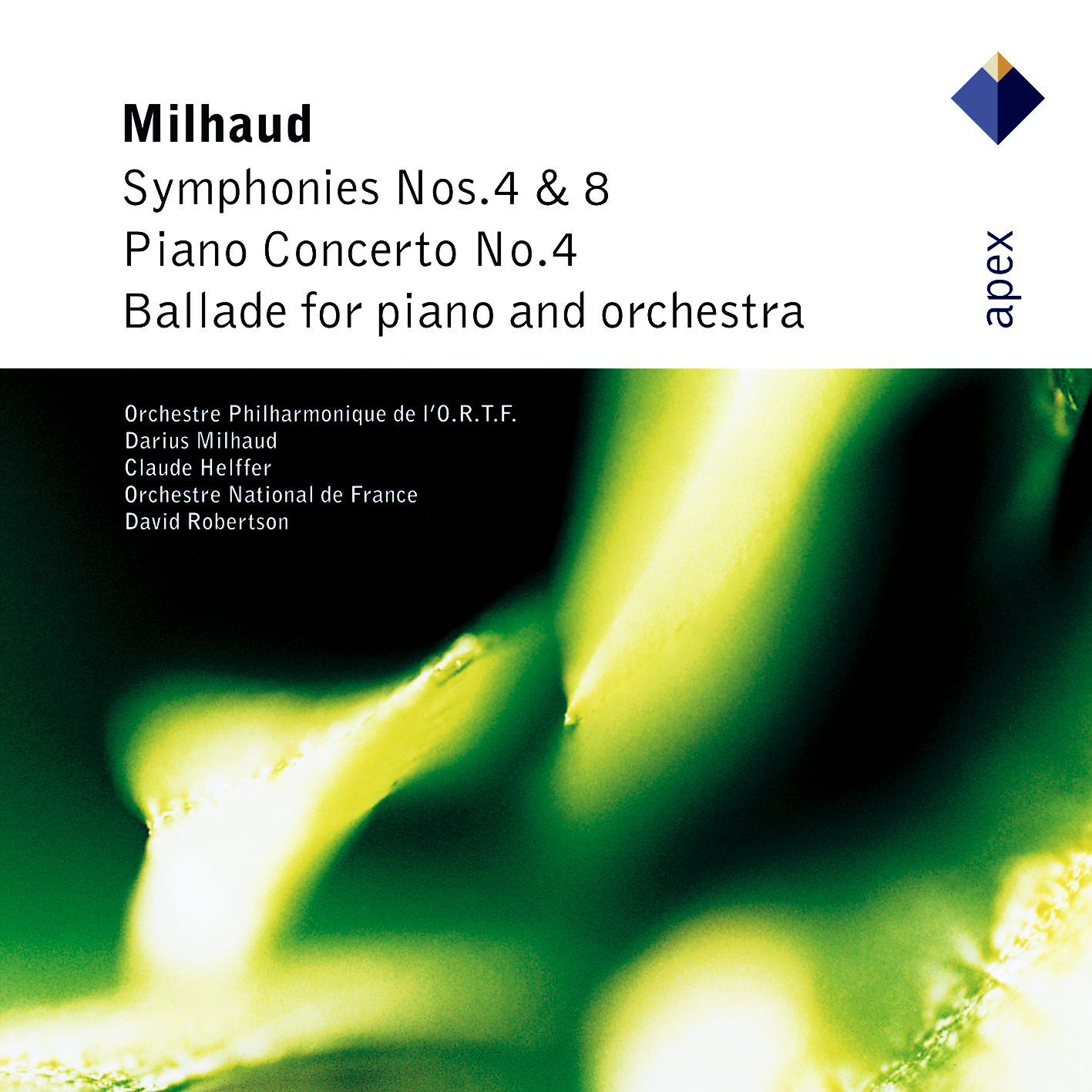 Milhaud Symphonies Nos 4 & 8 & Piano Concerto No.4 Warner Classics